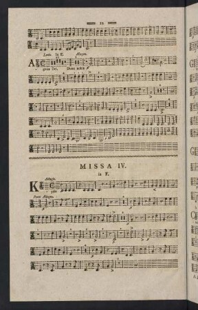12-22, Missa IV. in F. - Missa VI. in Es.