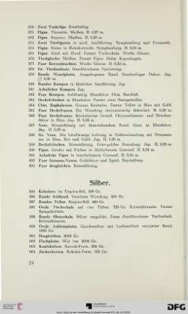 Silber (Nr. 595-642)