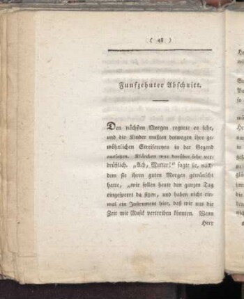 Funfzehnter Abschnitt