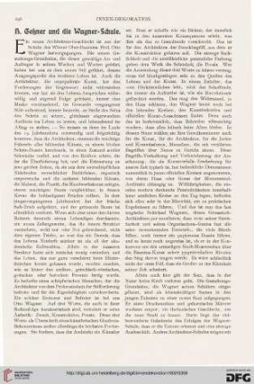 H. Geßner und die Wagner-Schule