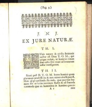Ex Jure Naturæ.