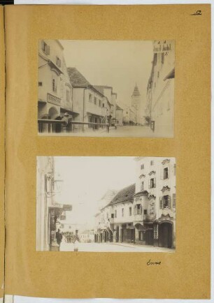 Enns: Ansichten (aus: Skizzen- und Fotoalbum 21)