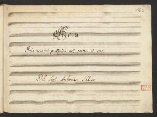 Daliso e Delmita. Auszüge; S, orch; BPI 13.II.3