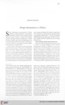 Stropy kasetonowe w Polsce