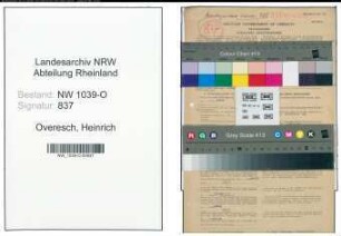 Entnazifizierung Heinrich Overesch , geb. 06.09.1909 (Jurist)