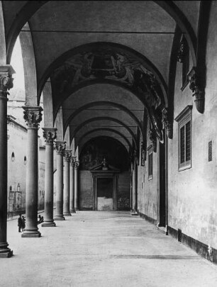 Florenz, Ospedale degli Innocenti, Portikus; Brunelleschi, Filippo; Luna, Francesco della