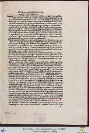 Dissentio inter sanctissimū dn̄m nost[rum] papam [et] florentinos suborta