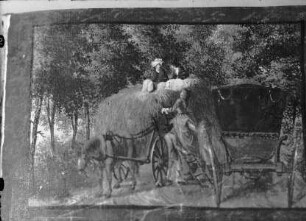 Kutsche und Heuwagen