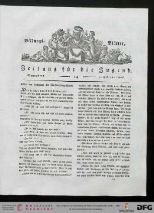 Heft 14 (1. Feburar 1806)