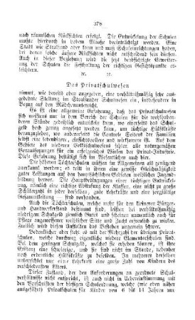 Das Privatschulwesen : [V. Elementarschulwesen]