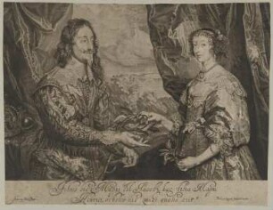 Doppelbildnis des Karl I. von England und seiner Frau Henriette Maria
