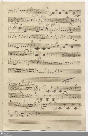 1798. Cavatina: Lilla mia dove sei / Martín y Soler, V.