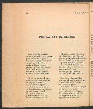 Por la paz de España