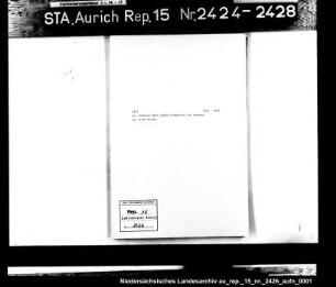 Der Kaufmann Enno Ludwig Oldewurtel als Senator der Stadt Norden