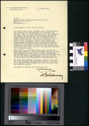 Korrespondenz Olympia: Korrespondenz 1936