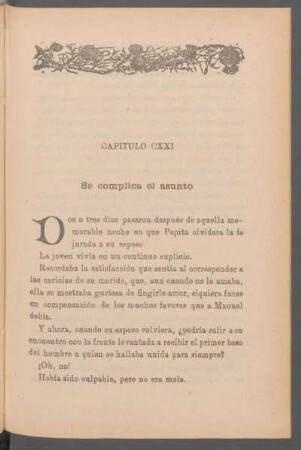 Capítulo CXXI - Se complica el asunto