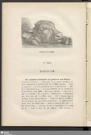 IV. Kapitel. Kalbfleisch