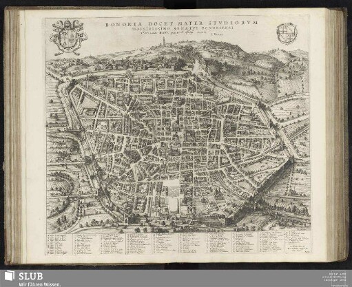 Bononia Docet Mater Studiorum Illustrissimo Senatui Bononiensi