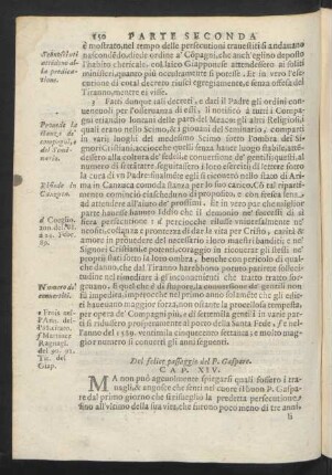 Cap. XIV. Del felice passaggio del P. Gaspare