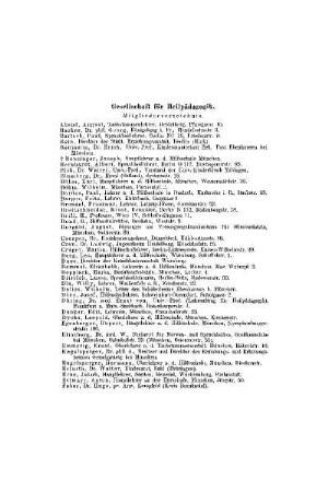 Gesellschaft für Heilpädagogik : Mitgliederverzeichnis