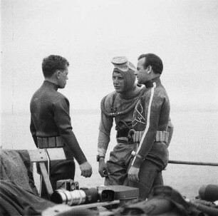 Greifswald-Wieck. Tauchsportausbildung an der GST-Marineschule „August Lütgens“ (Zentrale vormilitärisch-maritime Ausbildungsstätte der Gesellschaft für Sport und Technik)