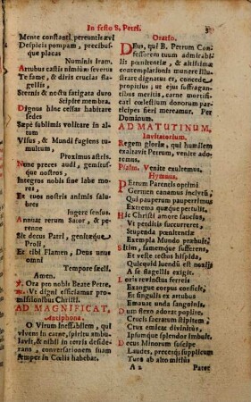 Officium in festo Sancti Petri de Alcantara