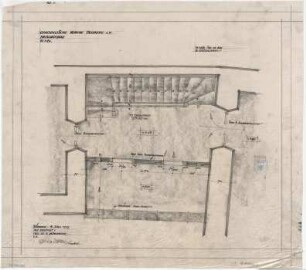 Bestelmeyer, German; Neuburg an der Donau (Bayern); Ev. Kirche - Zwischenbau (Grundriss)