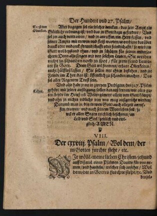 VIII. Der cxxviii. Psalm ...