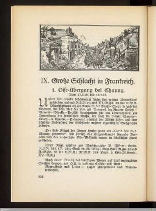 IX. Große Schlacht in Frankreich. - Oise-Übergang bei Chauny