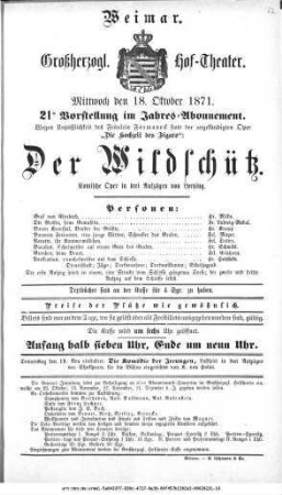 Der Wildschütz