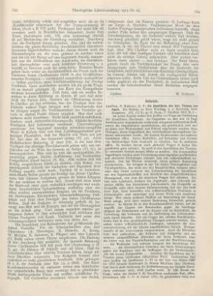 794-795 [Rezension] Janssen, Rosarius, Die Quodlibeta des heil. Thomas von Aquin. Ein Beitrag zu ihrer Würdigg. u. e. Beurteilg. ihrer Ausgaben