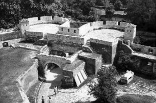 Belgrad [Serbien]: Festungstore von oben, vom Aussichtsturm