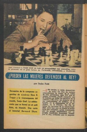 ¿Pueden las mujeres defender al rey?