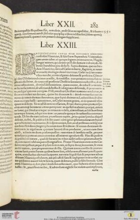 Liber XXIII.