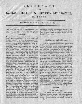 1800-11-08 : 19. Stück