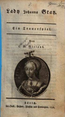 Lady Johanna Gray : Ein Trauerspiel