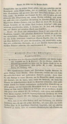 13-30 Kirchenhistorische Theologie