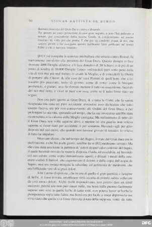 Barbara Sentenza del Gram Duca contro il Boiardo.