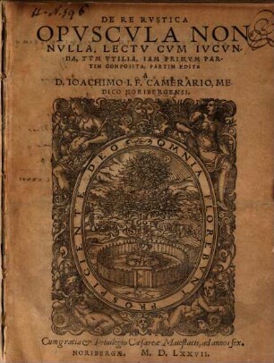 De re rvstica opvscvla nonnvlla : lectu cum iucunda, tum utilia