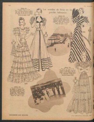 Los vestidos de fiesta en los grandes balnearios