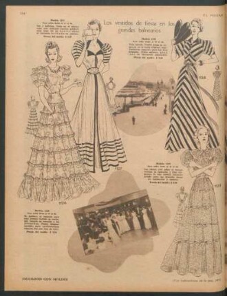 Los vestidos de fiesta en los grandes balnearios