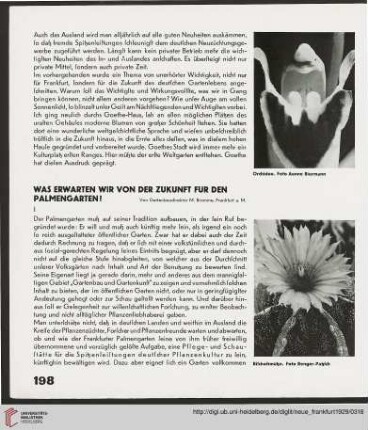 3: Was erwarten wir von der Zukunft für den Palmengarten?
