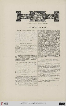 Courrier de l'art