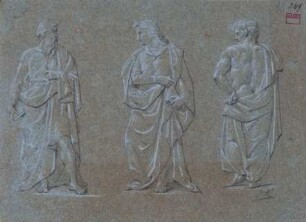 Drei Gewandfiguren