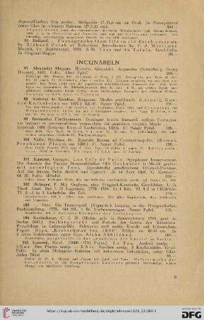 Incunablen (Nr. 97-115)