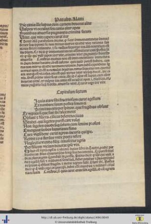 Capitulum sextum.