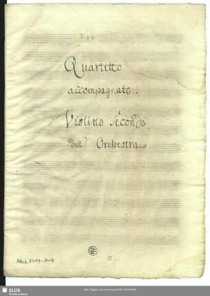 Violino secondo dell orchestra