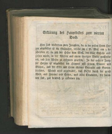 Erklärung des Hauptbildes zum vierten Buch.