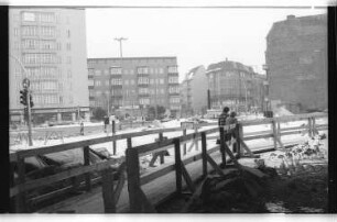 Kleinbildnegative: Baustelle, Innsbrucker Platz, 1979