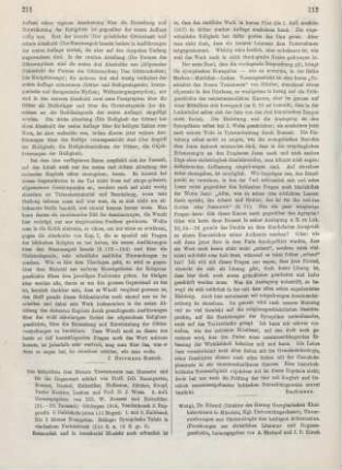 211-212 [Rezension] Die drei älteren Evangelien